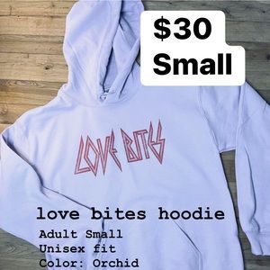 NWOT • love bites hoodie